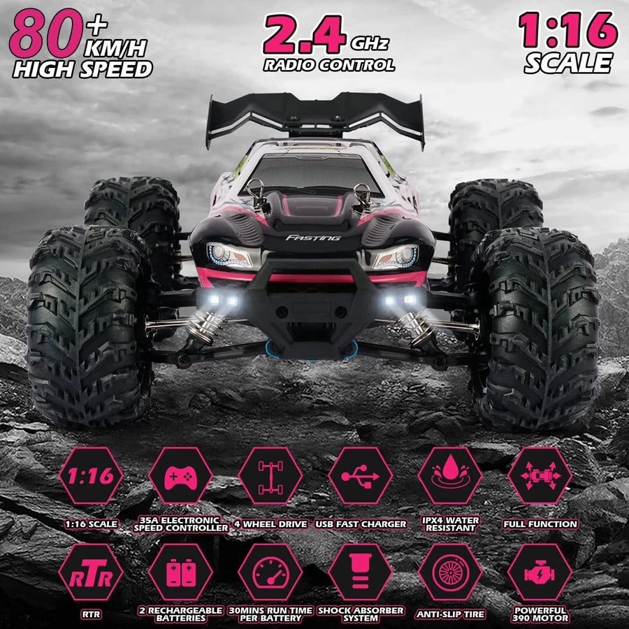 Super Brushless 50KM/H Brushed RC Car Off Road Buggy Toy