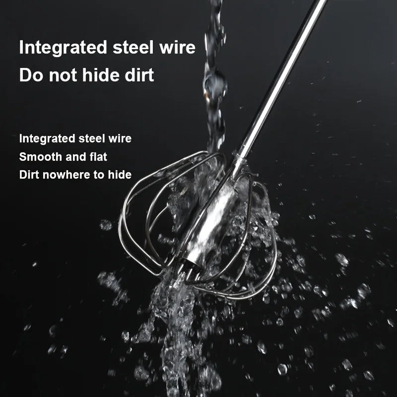 Stainless Steel Egg Beater Durable Semi-Automatic Mixer
