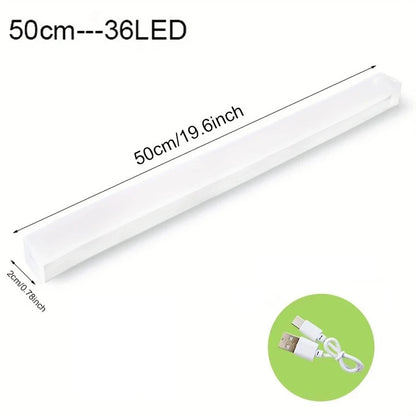 Motion Sensor Wireless LED Night Light USB Rechargeable Long Strip