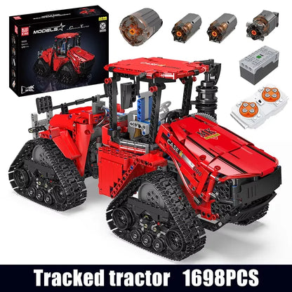King 18020 Technical Car Toys Pneumatic Crawler Tractor