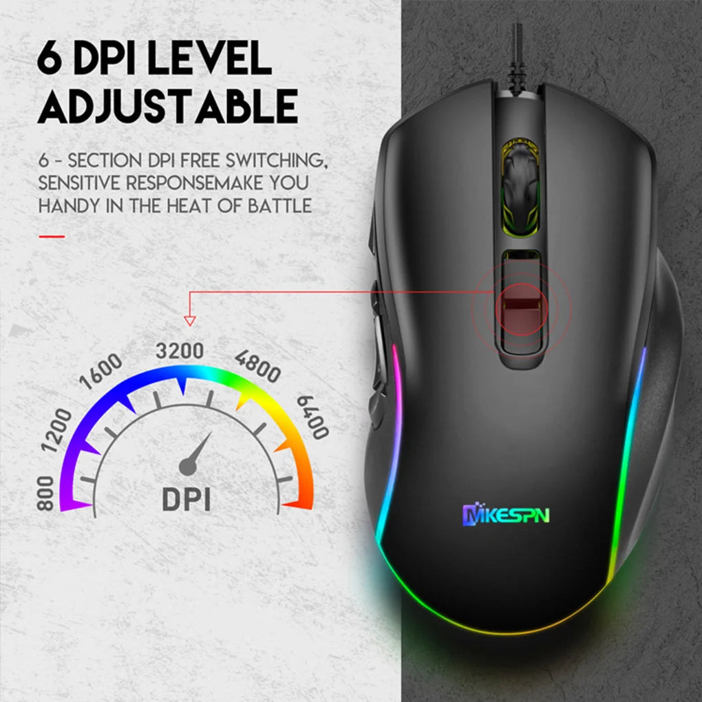 PX2 Metal 2 4G Rechargeable Wireless Mute Mouse 6 Buttons for Gaming