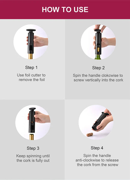 Creative Wine Opener Manual Bottle Opener Corkscrew