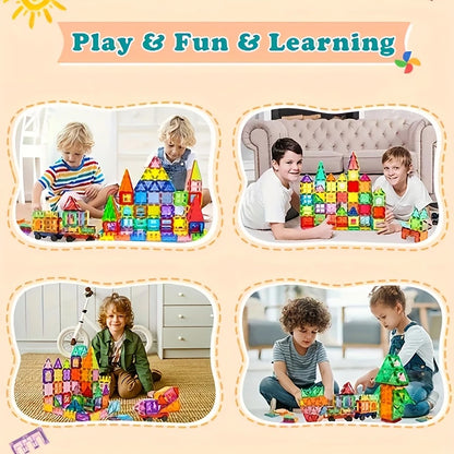 Magnetic Building Blocks Magnetic Force Plate Children's Toys