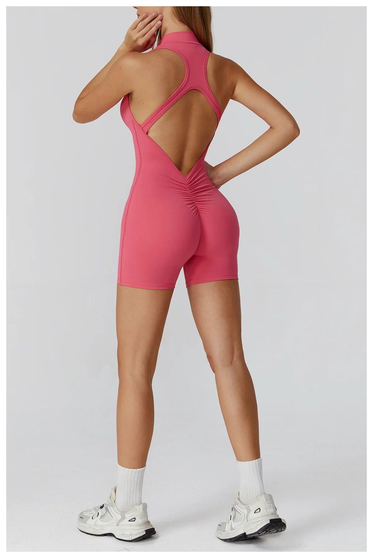 Scrunch Sports Overalls Gym Jumpsuit Women's Fitness