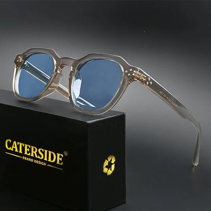 Caterside New Retro Polarized Men Sunglasses Square