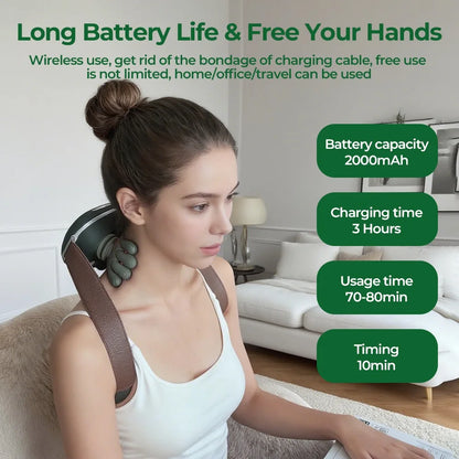 Bionic Neck Shoulder Massager N7 Kneading Massager Shawl