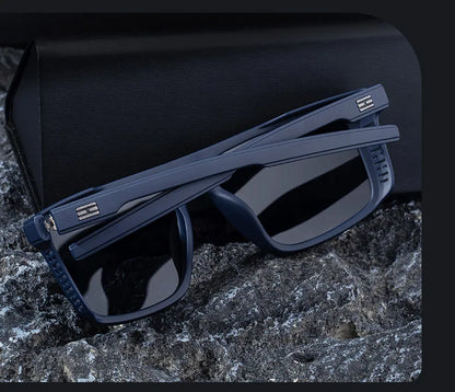 Vintage Polarized Sunglasses Men Fashion Square Eyewear