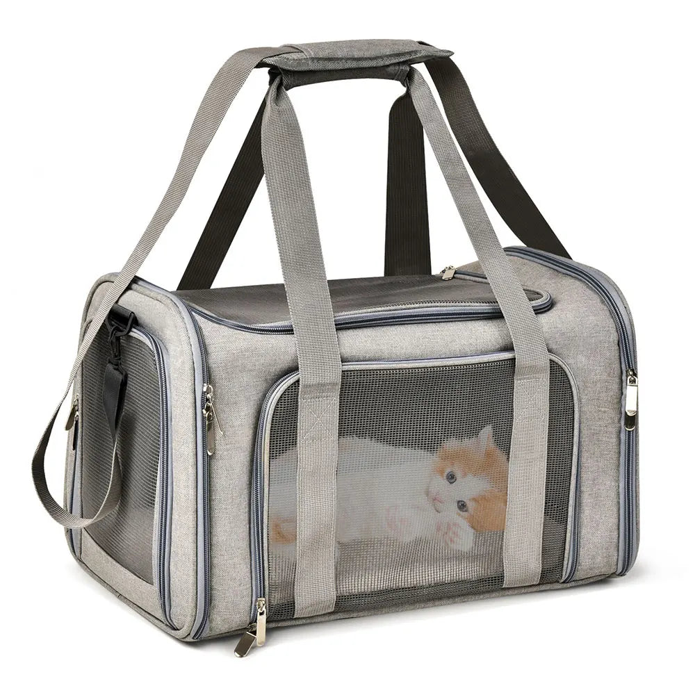 Dog Carrier Bag Soft Side Backpack Cat Pet Carriers