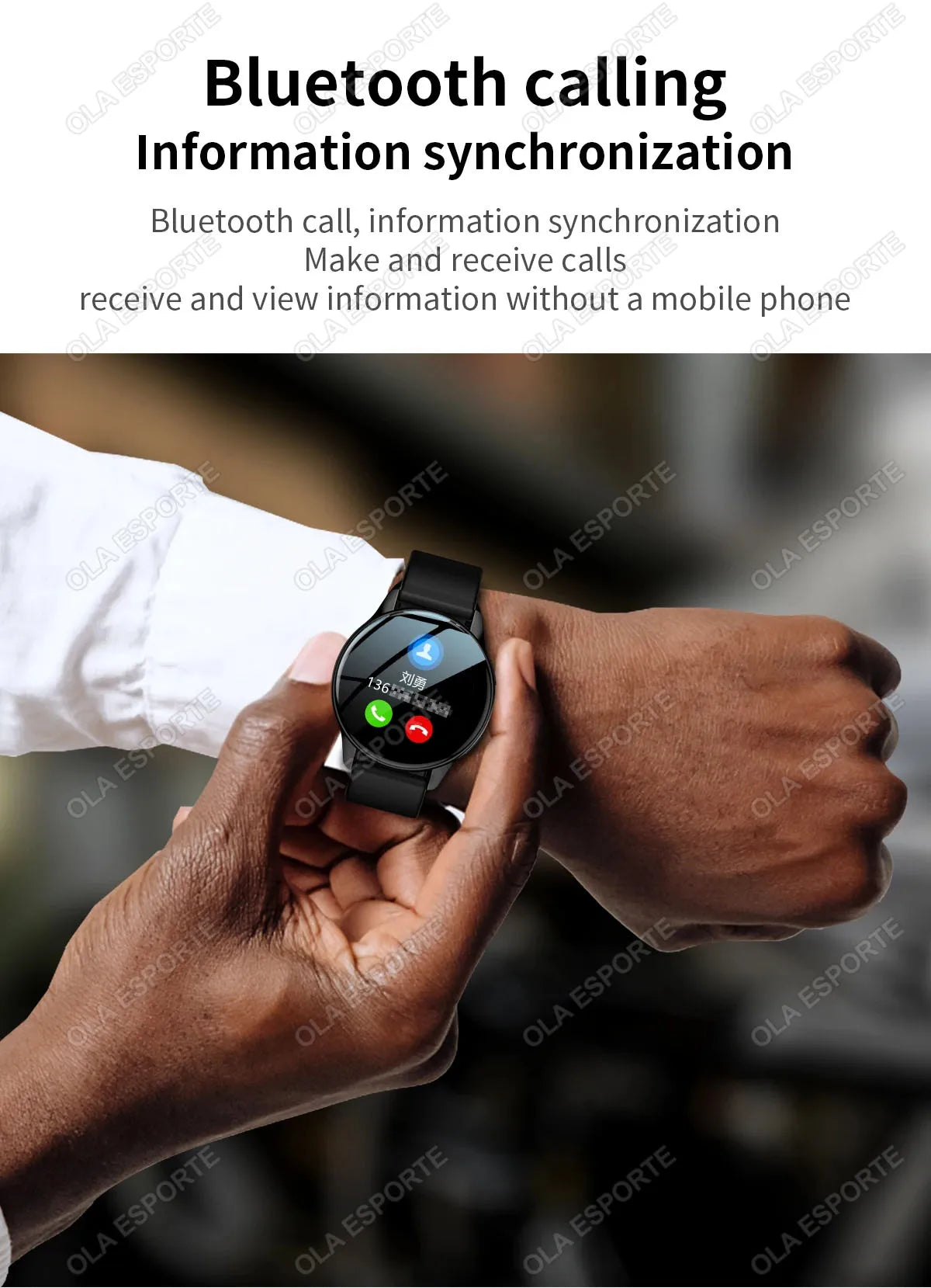 Women Bluetooth Call Smart Watch HeartRate Blood Pressure