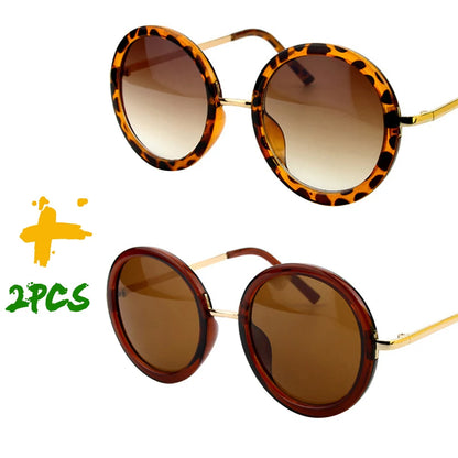 Sunglasses Women Men Round New Luxury Brand Design