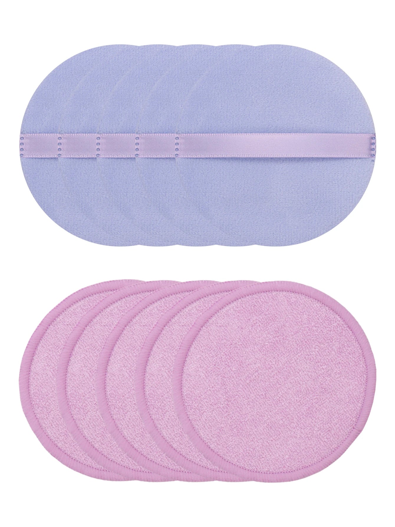 10Pcs Makeup Remover Pads Can Be Soaked in Water