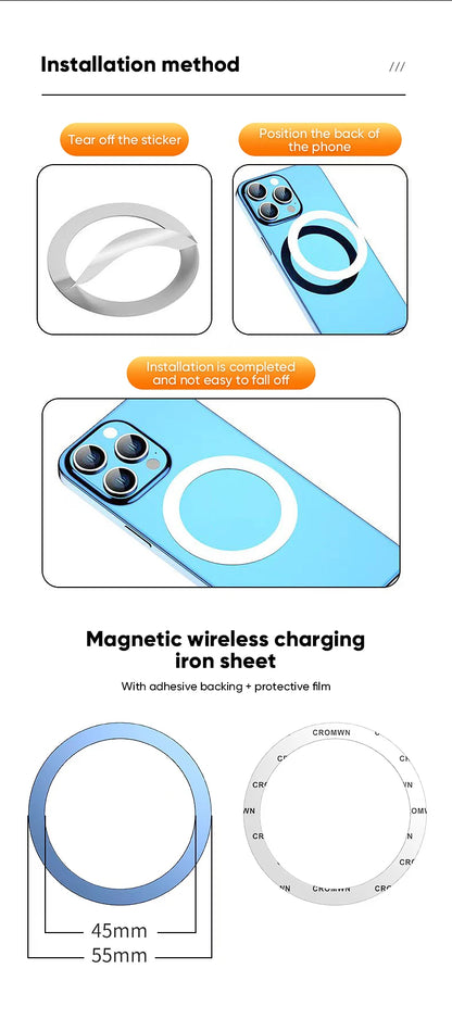 1080 Magsafe Car Phone Holder For Vehicles Mobile Support