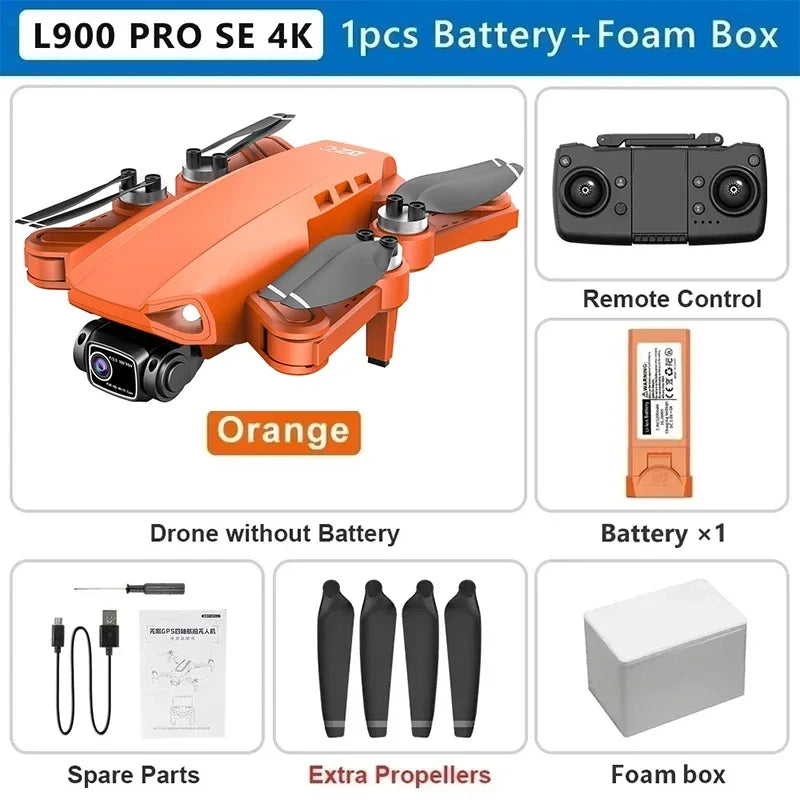 L900 Pro SE MAX GPS Drone 4K Professional Dual HD Camera