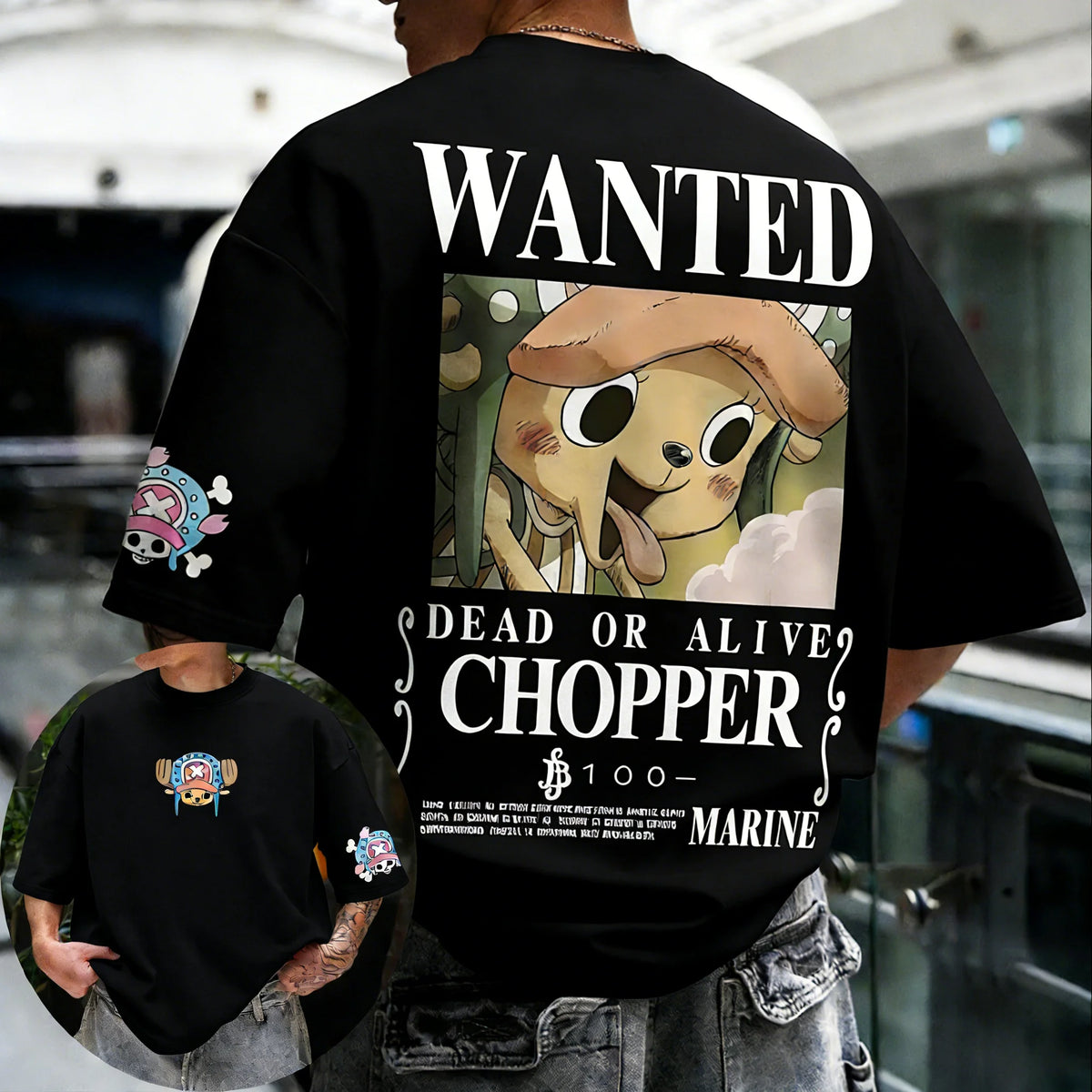ONE PIECE Anime Chopper Joint Cotton T-shirt Summer