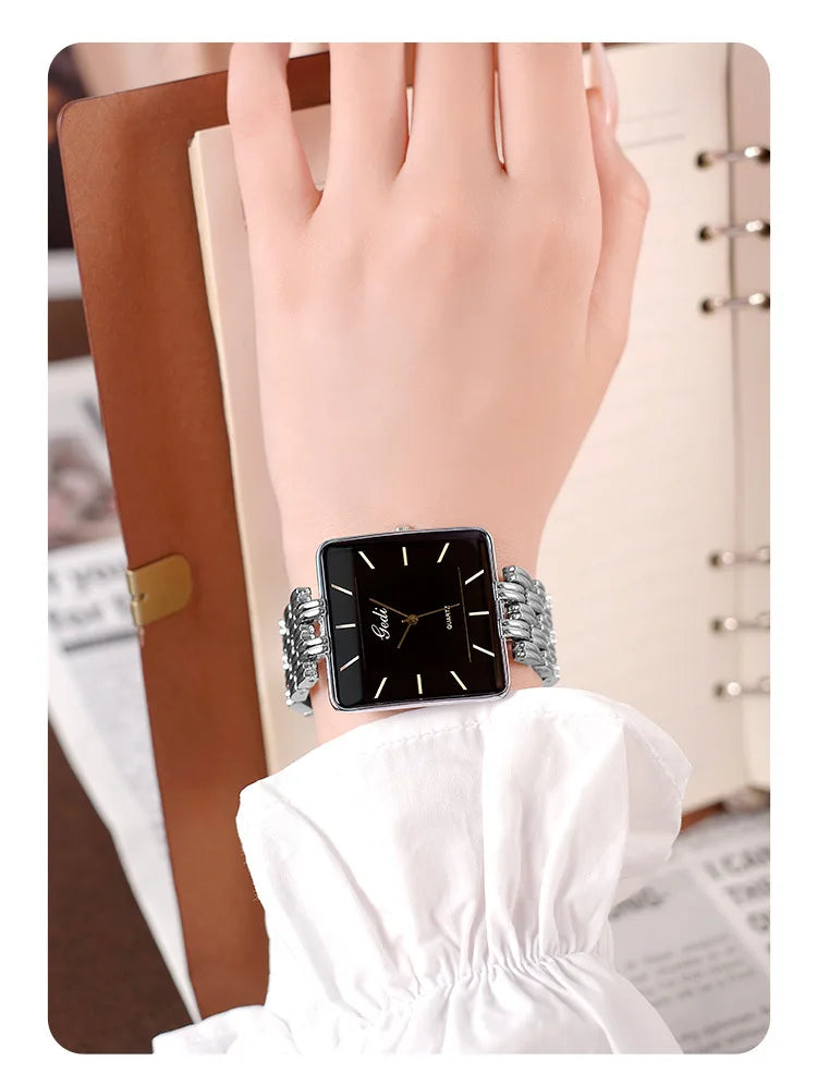 Men Watch Business Simple Square Couple Watches Waterproof