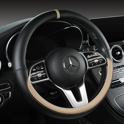 All-Nappa Leather Steering Wheel Cover Leather