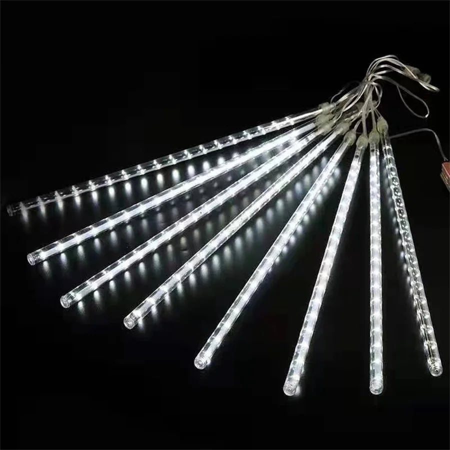 Outdoor LED Meteor Shower Lights Falling Rain Drop