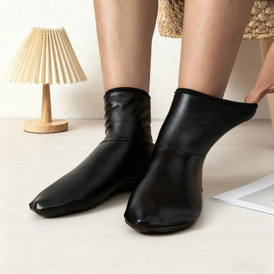 1 Pair of Medium Tube Thick Warm Socks for Men and Women