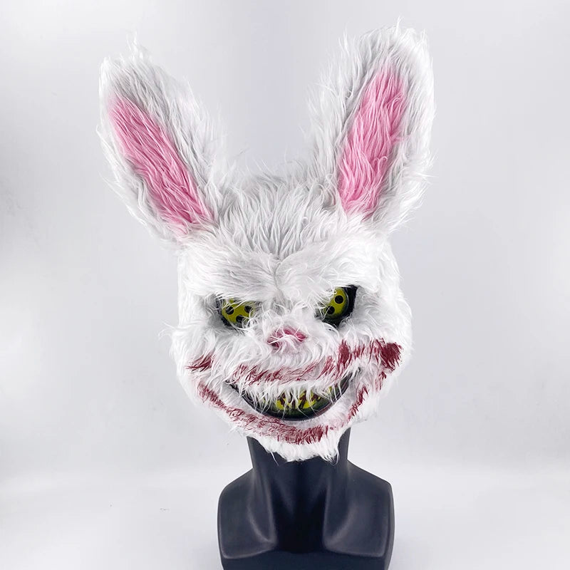 Halloween Horror Light Up Mask Glowing Bloody Bear Killer Mask