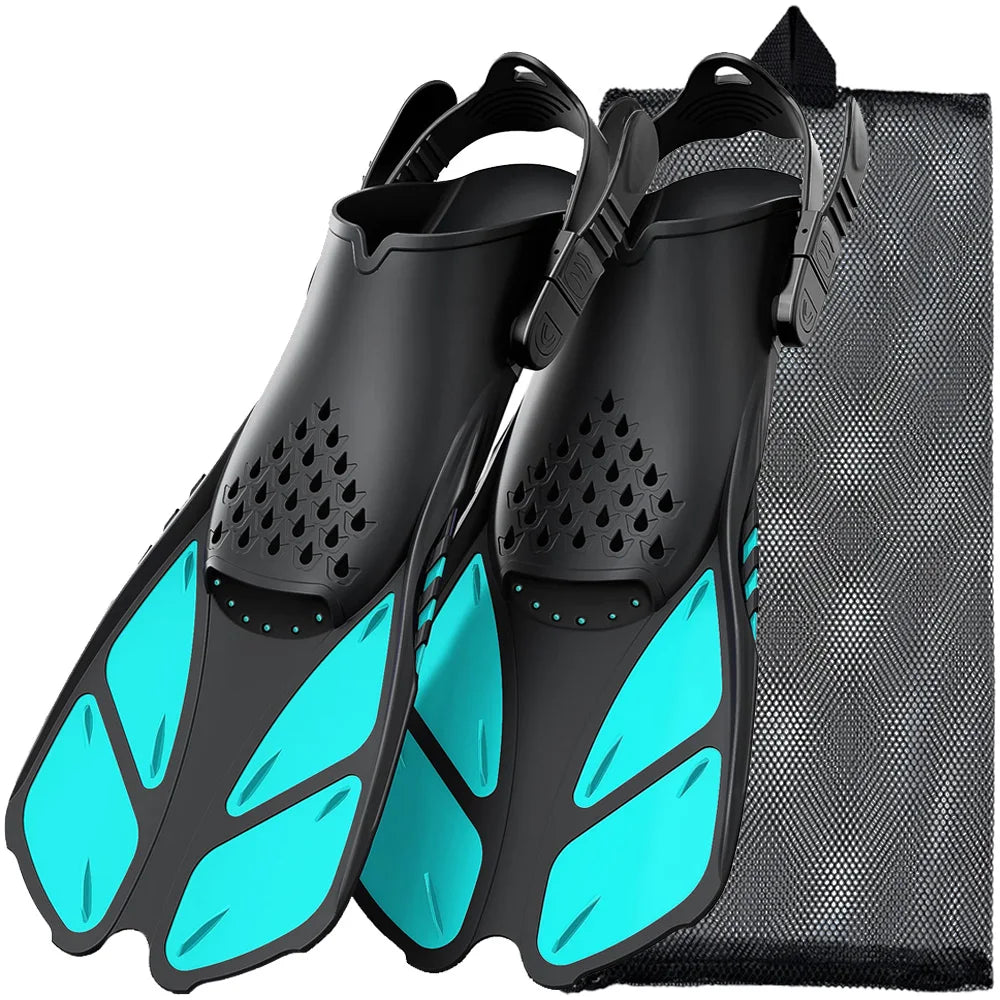 Snorkel Fins Swimming Flippers Adjustable Buckles