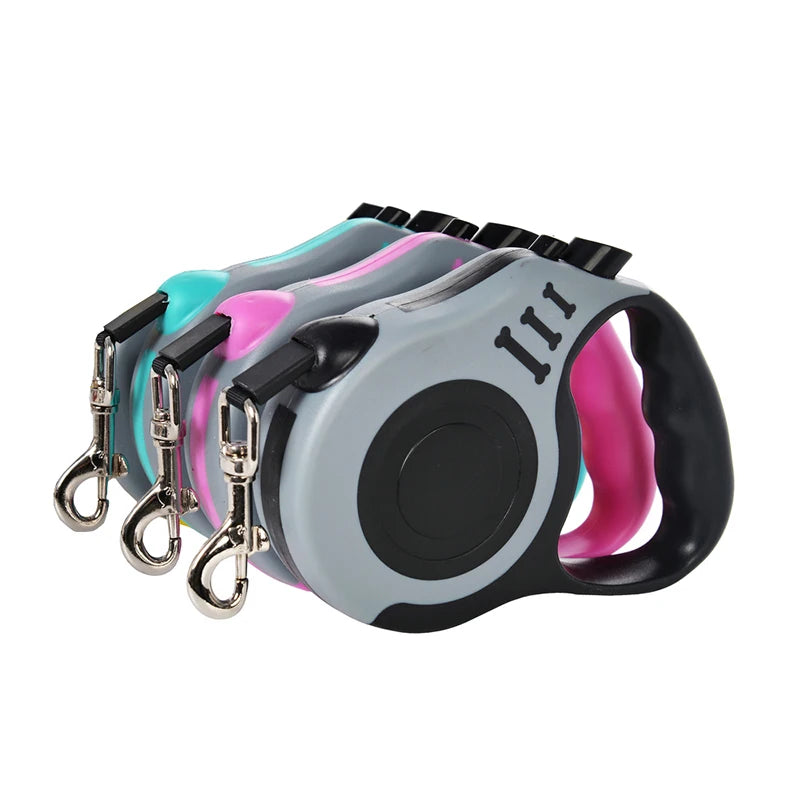 Retractable Pet Dog Leash Dogs Hiking Walking Traction Rope
