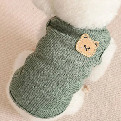 Dogs Thin Small Fashion Bear Vest Pet Clothes