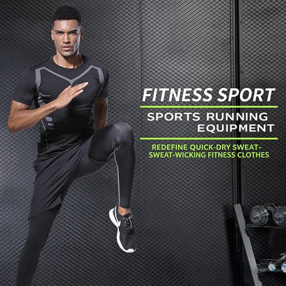 New Summer Fitness Compression Shirt For Men Shaping Sleeveless