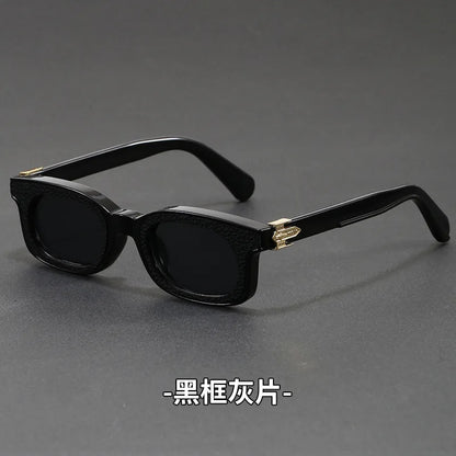 New Fashion Vintage Rectangle Frame Sunglasses Men