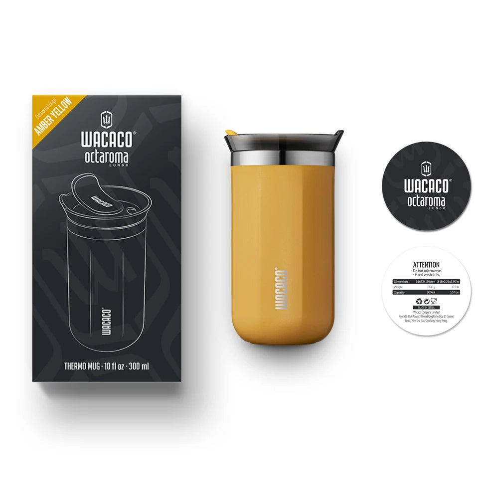 Vacuum Insulated Coffee Mug, Double-wall Stainless Steel