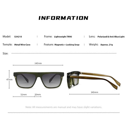 Men Optical Sunglasses TR90 Eyeglasses Frame Eyewear