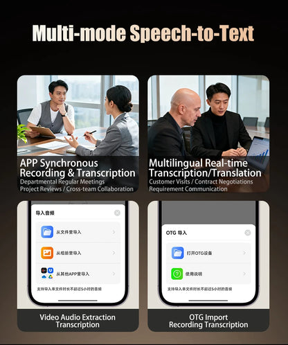 Famue AI Voice Recorder Real-Time Transcription Translation