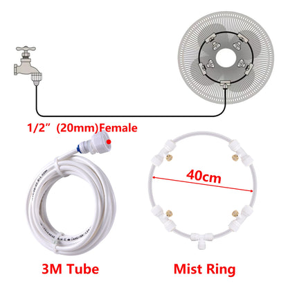 Outdoor Misting Cooling System Garden Patio