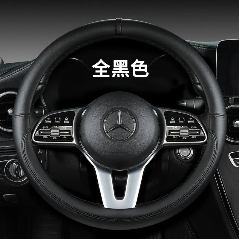 All-Nappa Leather Steering Wheel Cover Leather