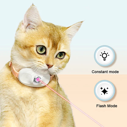 Laser Cat Collar Teasing Cat Electric USB Charging Kitten