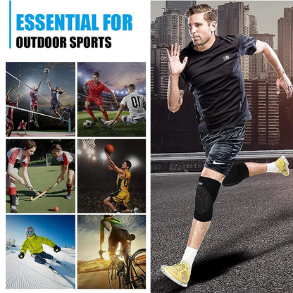 1Pair Thicked Football Volleyball Extreme Sports Ski Knee Pads