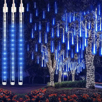 Outdoor LED Meteor Shower Lights Falling Rain Drop