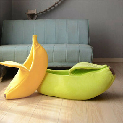 Cute Cats Beds Deep Sleep Comfort In Winter Bed Banana Shape