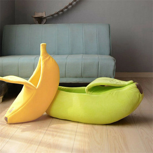 Cute Cats Beds Deep Sleep Comfort In Winter Bed Banana Shape