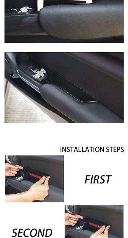 Storage Box For Car Door Handle Support For Mini Cooper