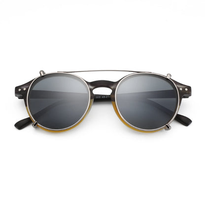 Steampunk Style Clip On Sunglasses for Men Women