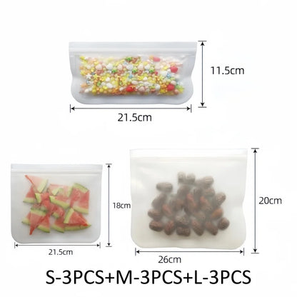 Silicone Food Storage Containers Reusable Food Bags