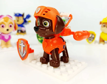 Paw Patrol Action Figure Anime Toy Chase Marshall