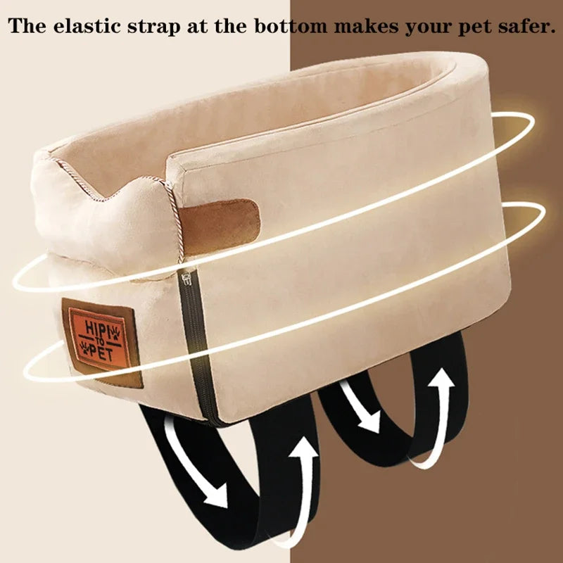 Puppy Dog Car Seat Travel Central Control Portable Pet Carrier
