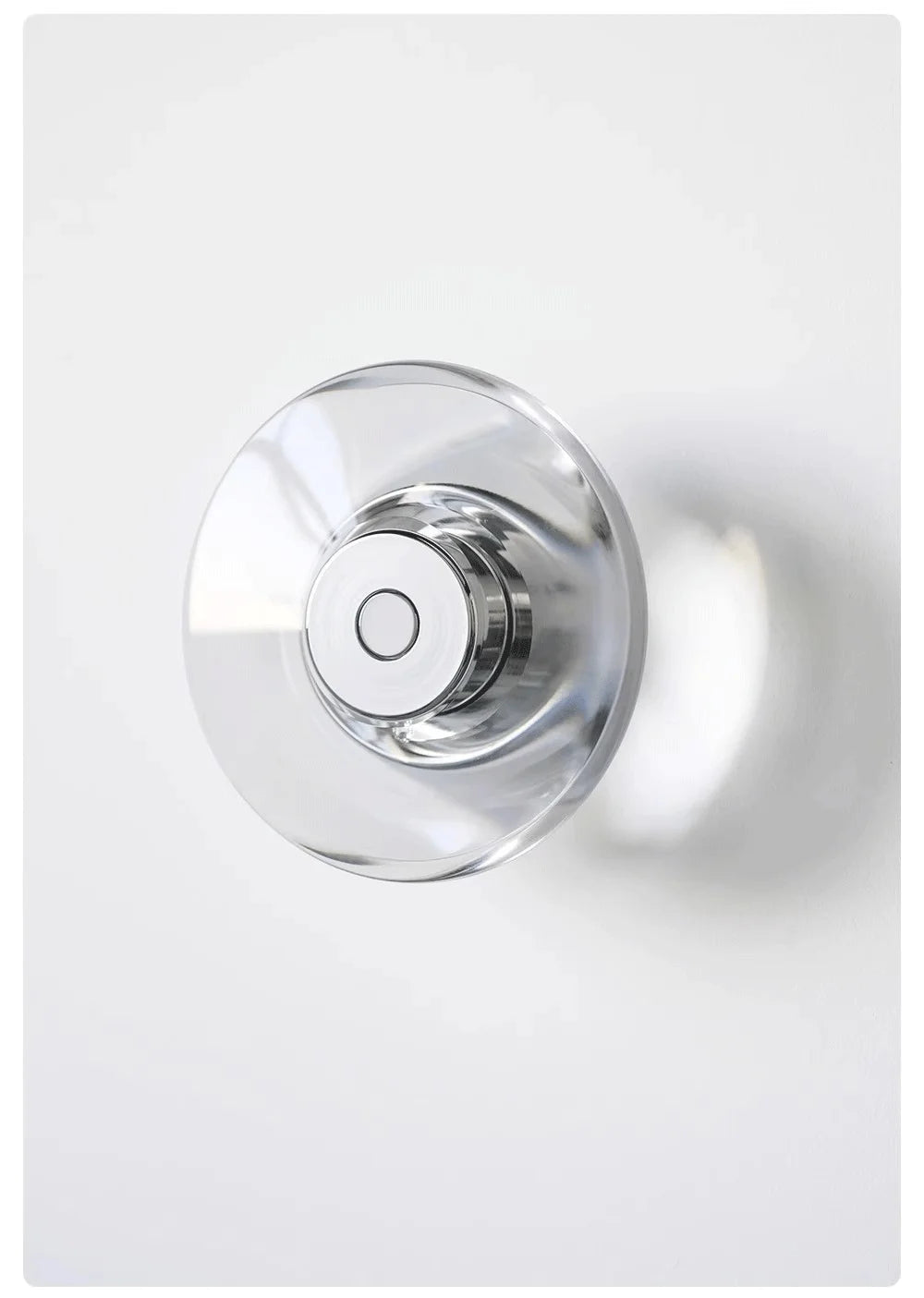 Modern Round Crystal Bedside Lamp Bedroom Living Room