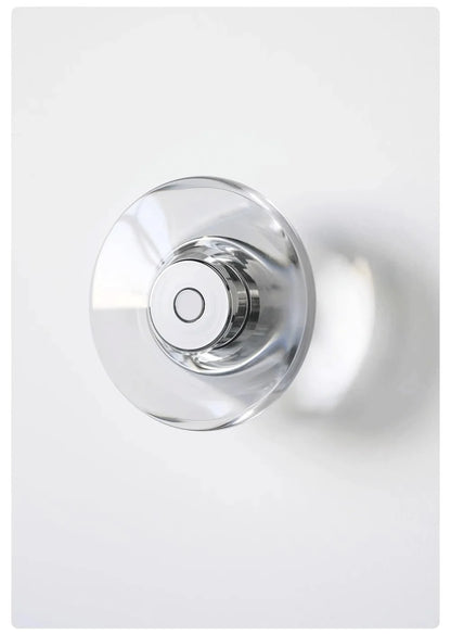Modern Round Crystal Bedside Lamp Bedroom Living Room
