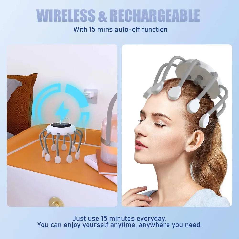 Octopus Claw Eight Claw Massager USB Charging Therapeutic