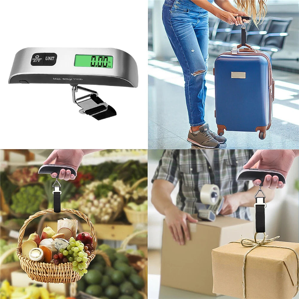 Digital Luggage Scale Hanging Baggage Scale LCD Display