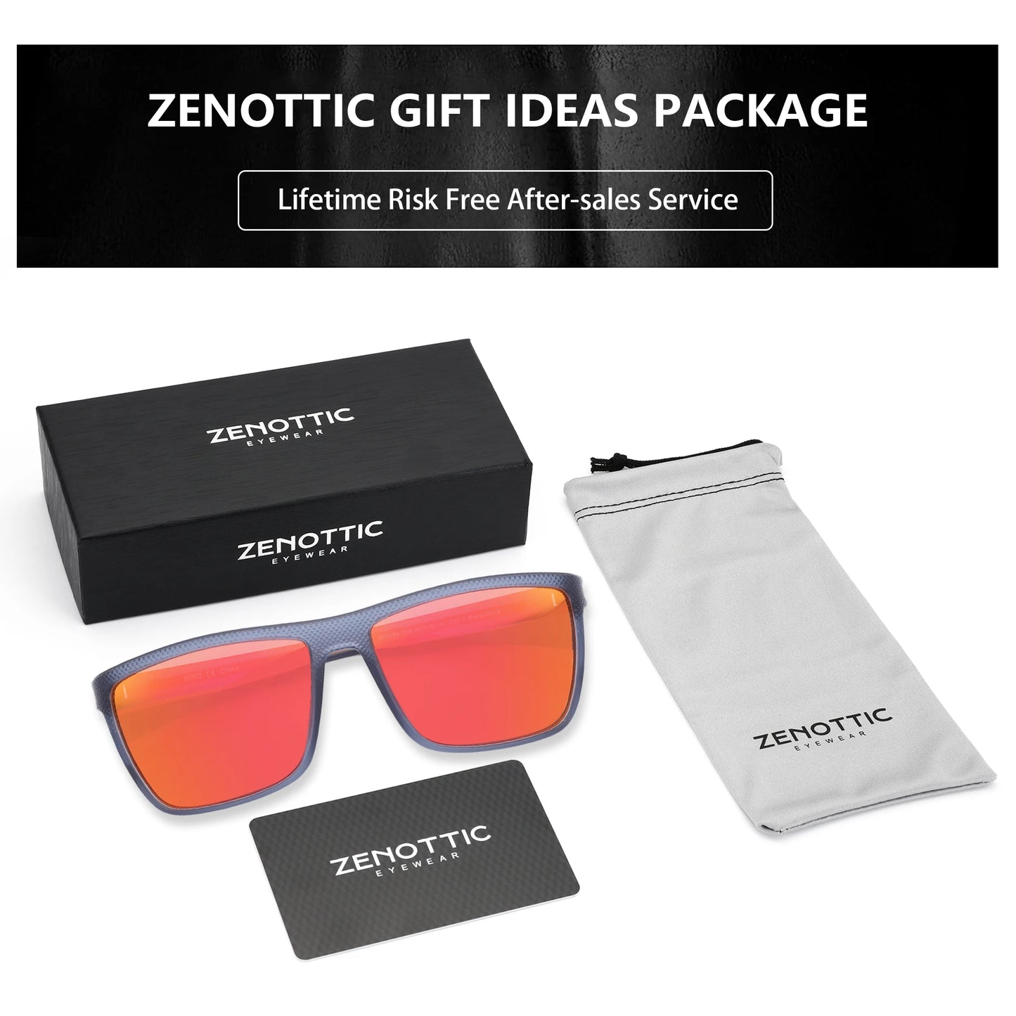 ZENOTTIC Fashion Polarized Sunglasses Shade  Lightweight