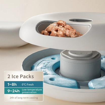 6 Meals Automatic Pet Feeder Smart Cat Food Dispenser
