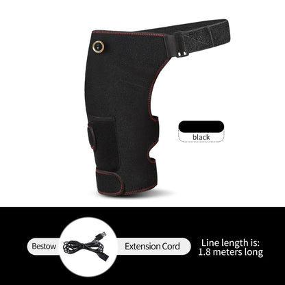 Cordless Heated Hip Support Brace with Massager Relief